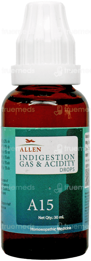 Allen A15 Indigestion Gas & Acidity Drops 30Ml